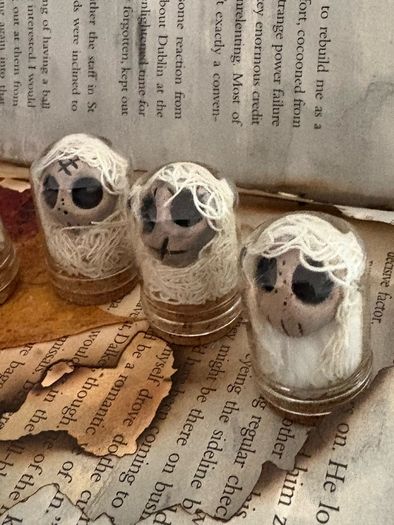 Miniature Captured Spirits in Glass Domes