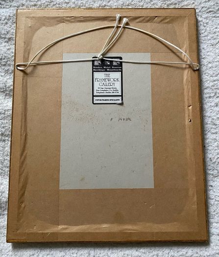 picture print ? signed on the mount still life  indistinctly signed