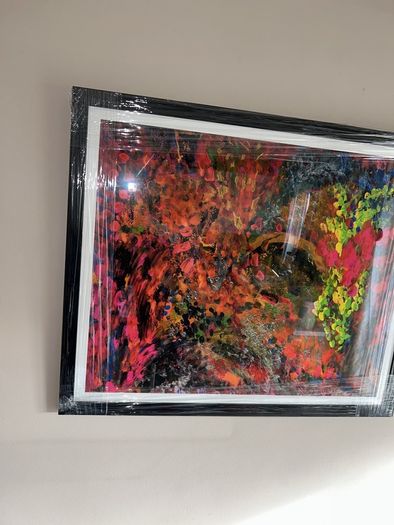 High quality Archival Giclee Modern Art print title "Rainbow of Joy "