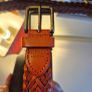 Osprey Mans Brown Real Leather Belt - New Image 2
