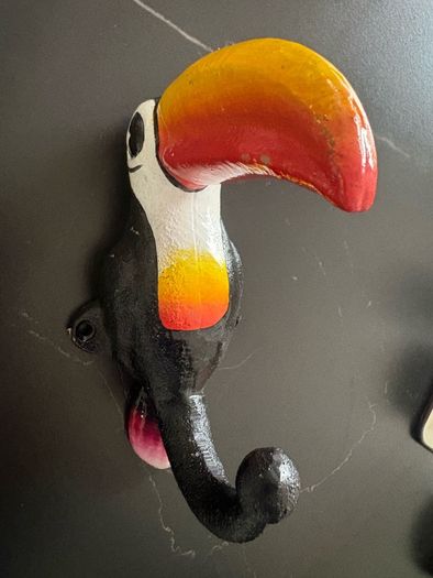 Cast Iron Toucan Coat Hooks
