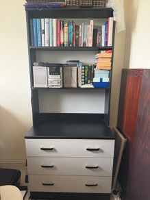 Chests of drawers and matching shelves