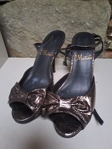 Mistress High heels size 4 bronze