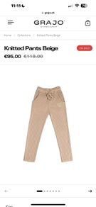 Grajo Pants Beige Men's