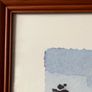 Framed watercolour painting of poppies Image 3