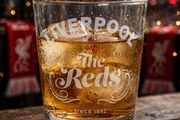 Liverpool "The Reds" Laser-Engraved Whiskey Tumbler