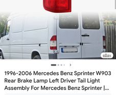 Brand new Mercedes sprinter van rear break light covers
