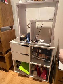 Two storage cabinets