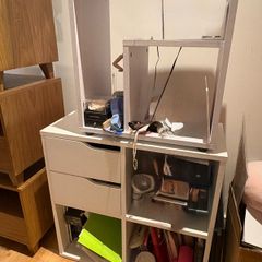 Two storage cabinets