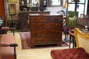 Victorian Flame Mahogany Chest of Drawers