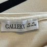Ladies Cream & Black Striped Jumper from Gallery. Size Xs UK 6-8 / EU 34-36 Image 2