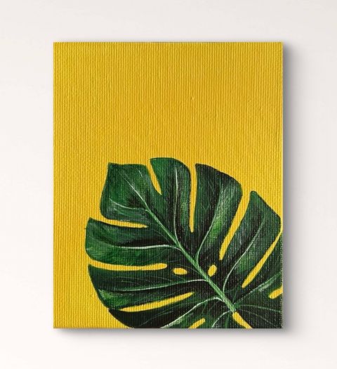 Original acrylic painting on canvas board