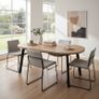 Arvian Round Extandable Dining Table 80cm to 130cm Image 4