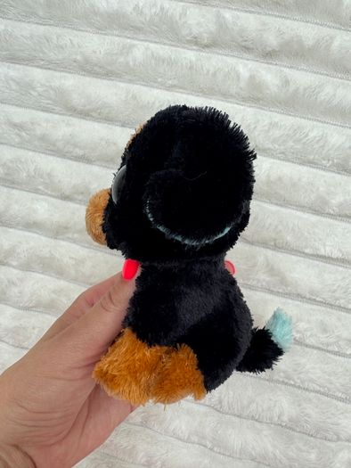 TY Beanie TUFFY the Rottweiler Dog Beanie Boo Soft approx. 6" Used Please see pictures