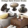 NEW SALE | 24PCS Vintage Cabinet Knobs, Chic Drawer Knobs, Antique Brass Kitchen Cupboard Handles, 30mm Round Furniture Door Knobs Image 4