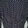 kelrebec navy polka dot midi dress with pockets Sz XXL (Fit 12-14UK) Image 8