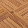Garden Table 120x120x75 cm Solid Teak Wood Image 7