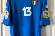 Italy Italia Alessandro Nesta home jersey shirt football Euro 2000