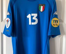 Italy Italia Alessandro Nesta home jersey shirt football Euro 2000