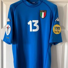 Italy Italia Alessandro Nesta home jersey shirt football Euro 2000