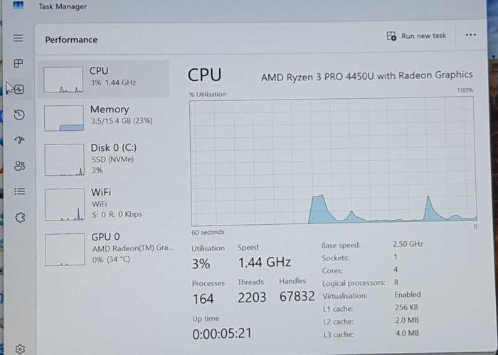 Lenovo ThinkPad L14 Gen 1 | Ryzen 3 Pro 4450U | 16GB RAM | 256GB NVMe | Windows 11 Pro