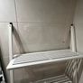 White wooden bathroom storage unit Image 2