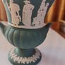 Vintage Wedgwood Miniature Green Grecian Urn Image 7