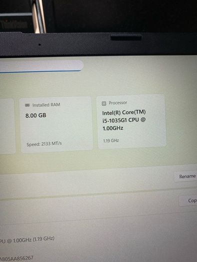 HP Laptop i5 pro 10gen 8/256 windows 11