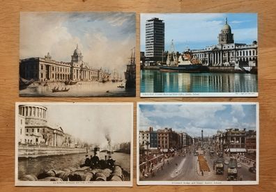 4 Old Dublin Postcards
