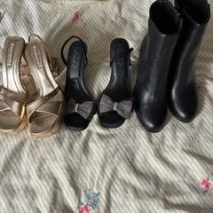 high heels all to be sold together all brand new just didn't fit me