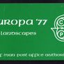 1977 Isle of Man Europa landscapes Commemorative Stamp Presentation Pack Image 4