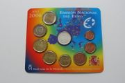Spain euro coin set + Silver Christopher Columbus mint token 2006