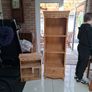 limed oak shelves and wall unit Image 6