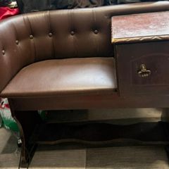 Telephone table bench