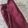 burgundy corduroy jeans Image 3