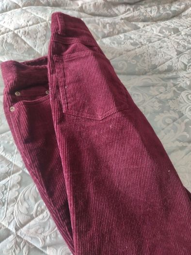 burgundy corduroy jeans