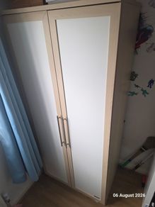 Mamas and Papas wardrobe and matching chest of drawers