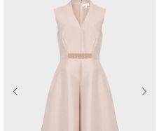 Hobbs midi dress size 8 silk wool worn once like new