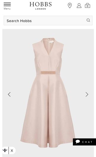 Hobbs midi dress size 8 silk wool worn once like new