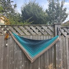 crochet handmade shawl