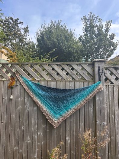 crochet handmade shawl