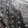 Large ink blue leather bag Image 2