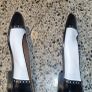 Bally Ballet pumps black white leather Image 2