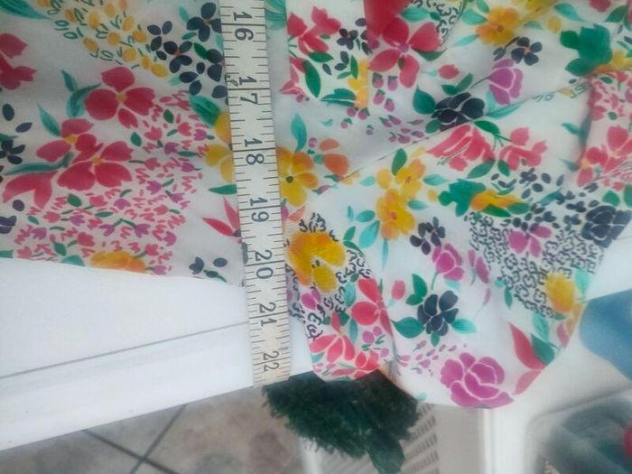Vintage French floral dress