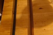 Walking Sticks. 1 X Classic Wood Walking Stick. And 1 X Metal Adjustable Walking Stick. Both In Good Condition.
