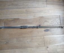 Gray curtain pole