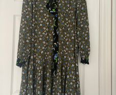 Sandro Floral Print Dress - Size 40