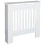 Freestanding Radiator Cover, Vertical Slatted MDF Slim Protective Cabinet Shelving for Radiator, 78L x 19W x 81H Image 6