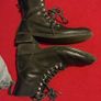 Price drop Zara Trafaluc Black Leather Combat Boots Size EU 39 Image 2