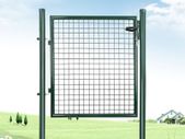 Garden gate High-quality steel galvanized and powder-coated in green